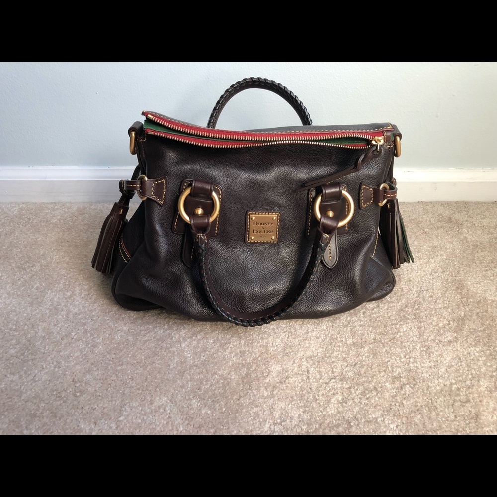 Small Dooney Florentine stanwich satchel